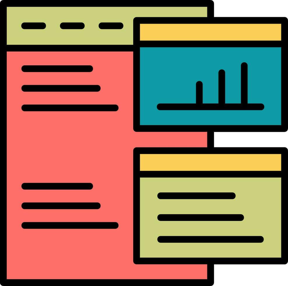 Log Data Vector Icon