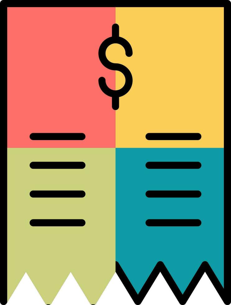 Bill Vector Icon