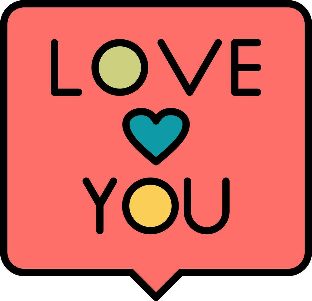 Love You Vector Icon