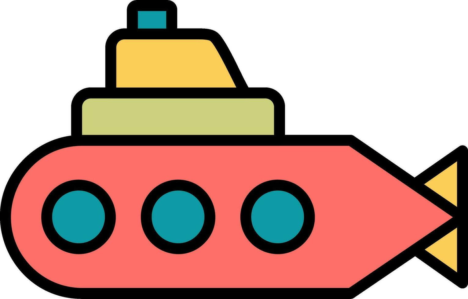 Submarine Vector Icon