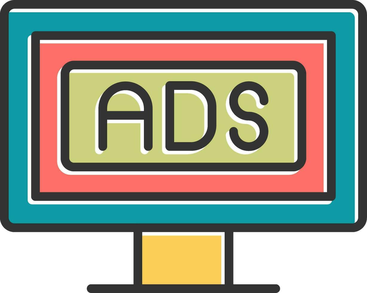 Ads Vector Icon