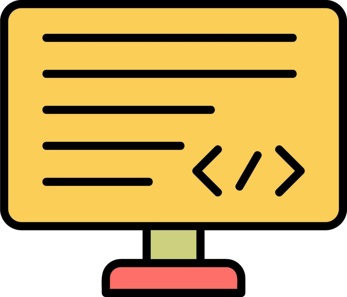 Coding Vector Icon