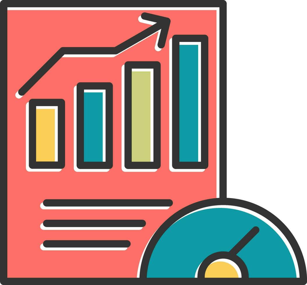 evaluación comparativa vector icono