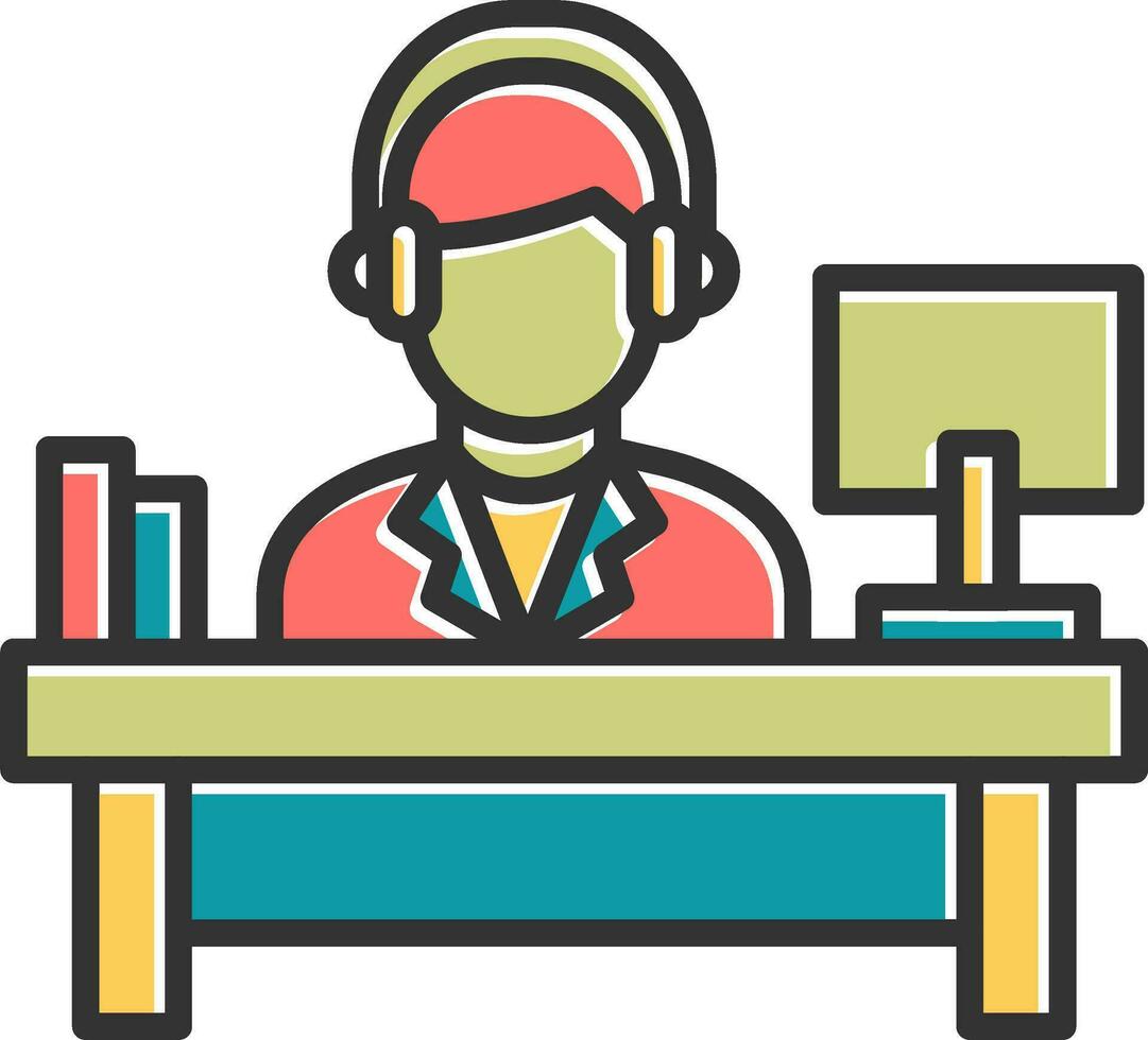 Help Desk Vector Icon