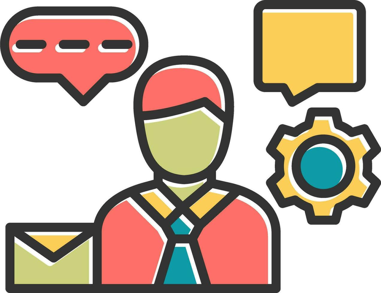 Client Support Vector Icon