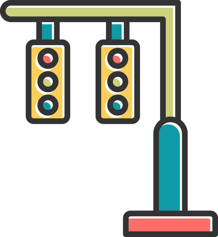 Traffic Lights Vector Icon