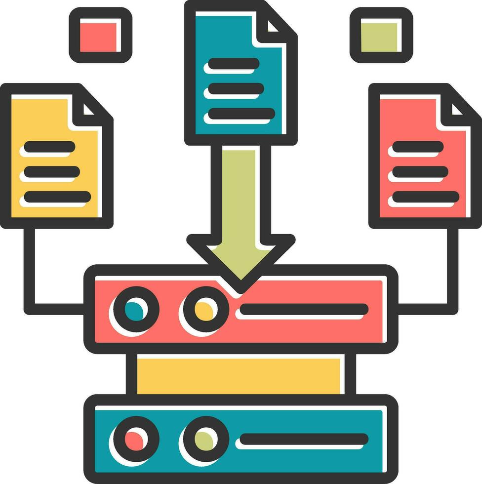 Data Collecting Vector Icon