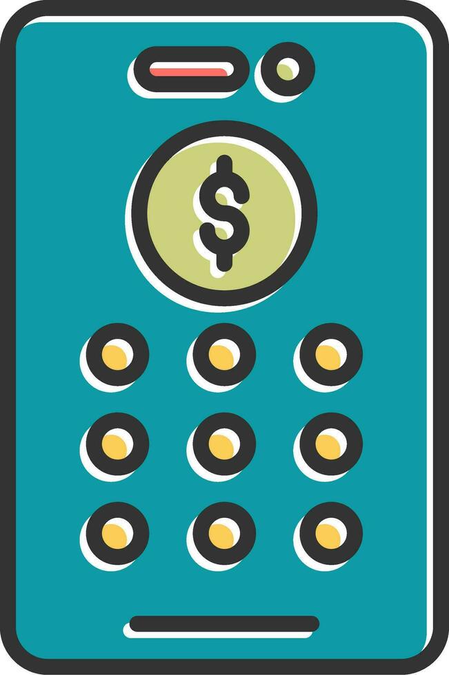 Banking Pin Code Vector Icon