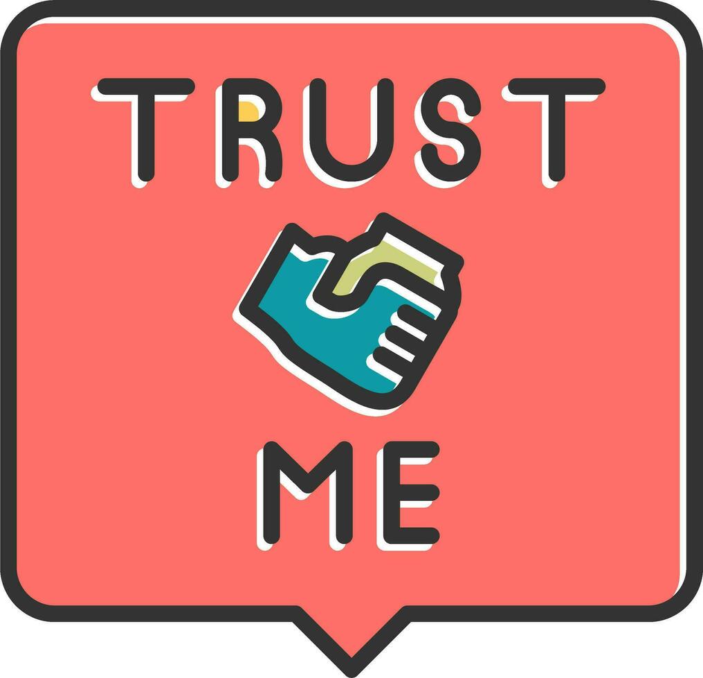 Trust Me Vector Icon