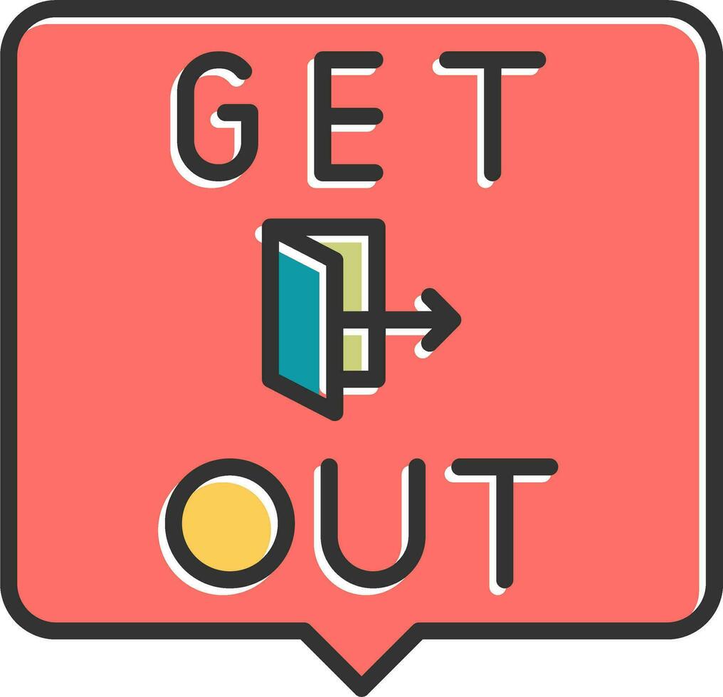 Get Out Vector Icon