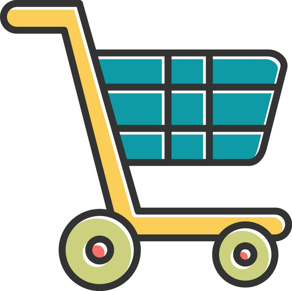 icono de vector de compras