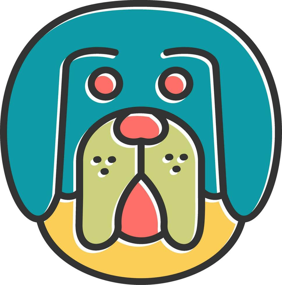 Tibetan Mastiff Vector Icon