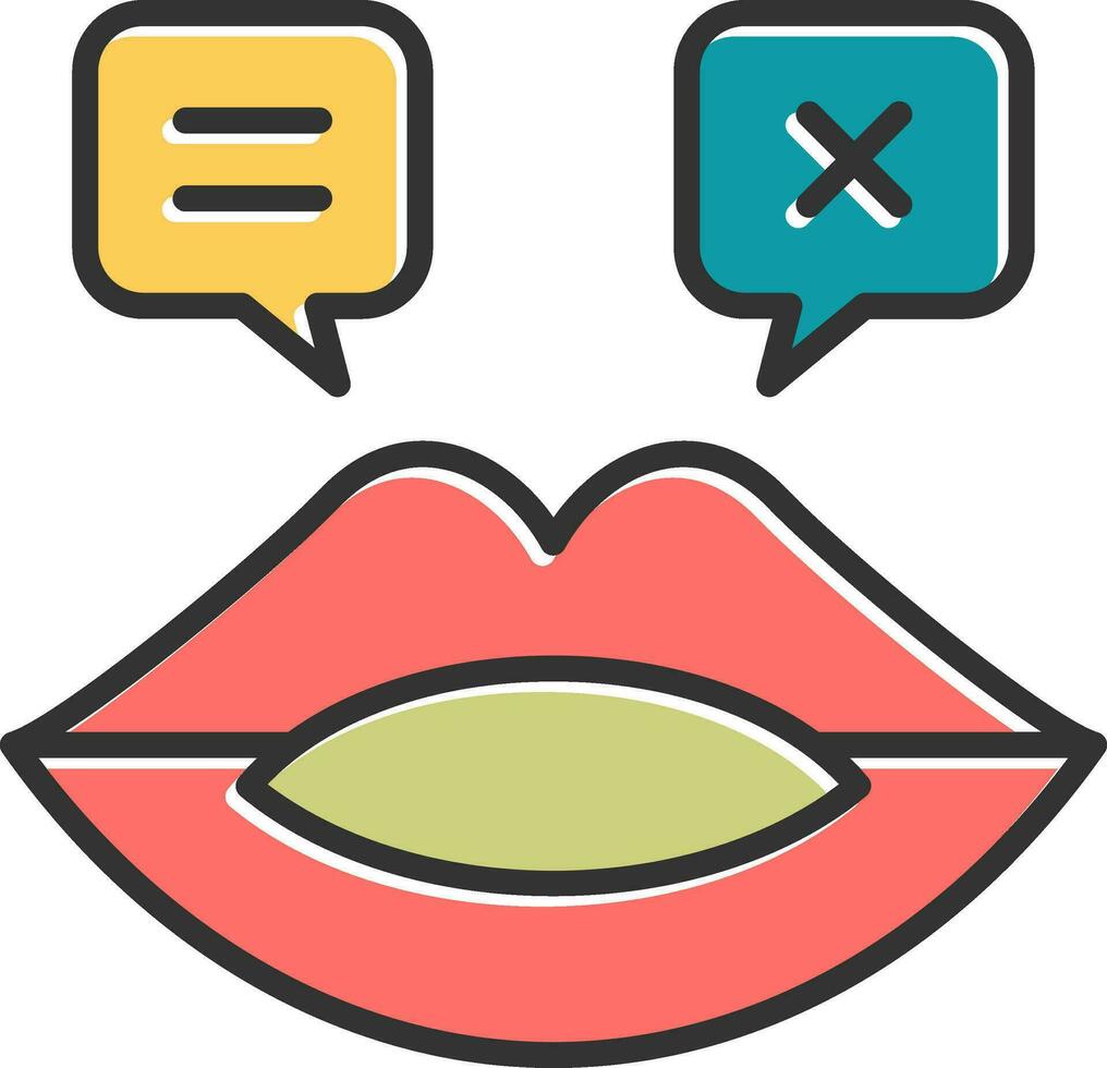 Gossip Vector Icon