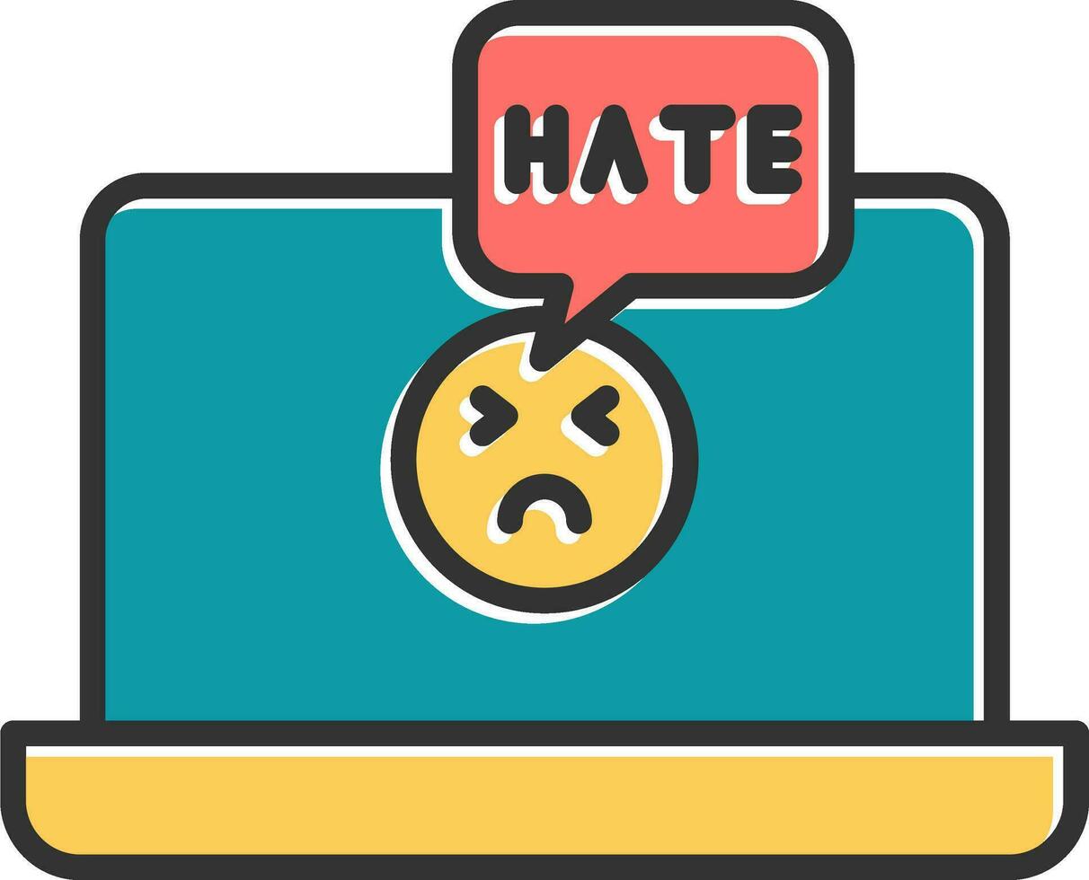 Hate Vector Icon