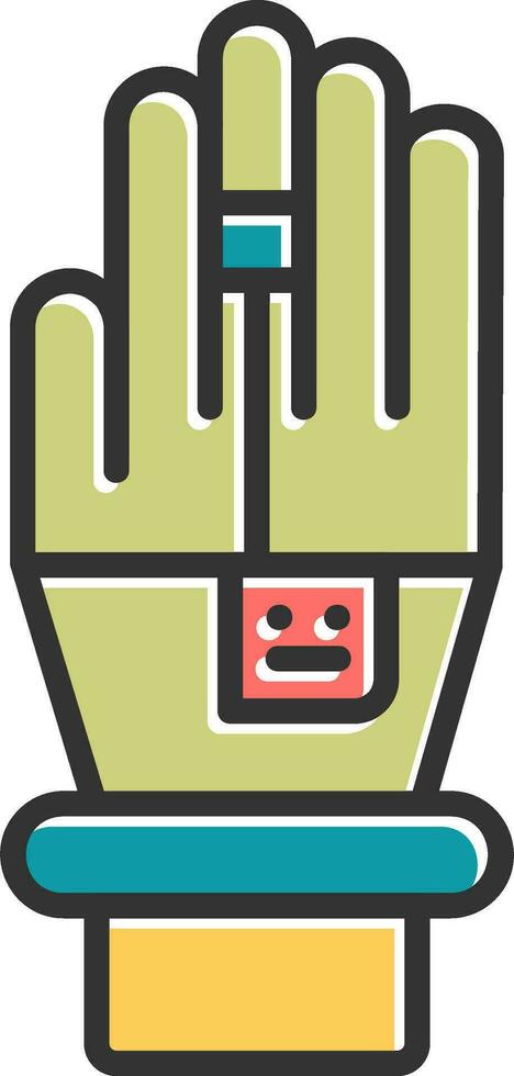 icono de vector de gesto de mano