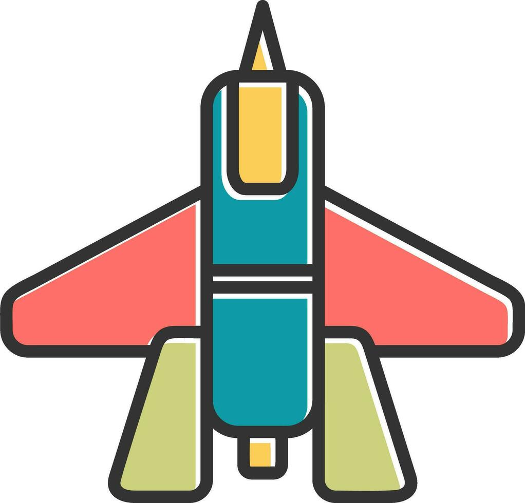 icono de vector de avión