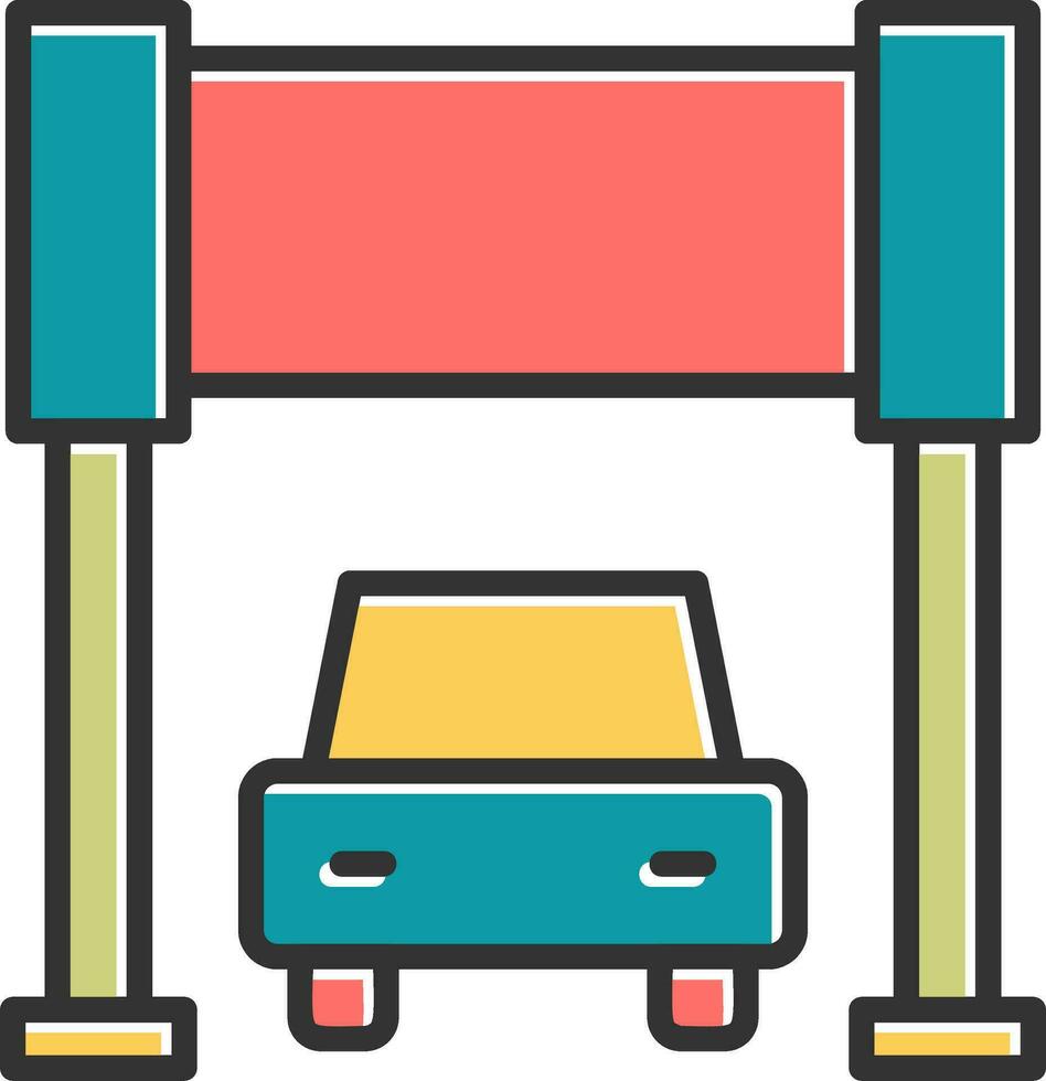 Start Line Vector Icon