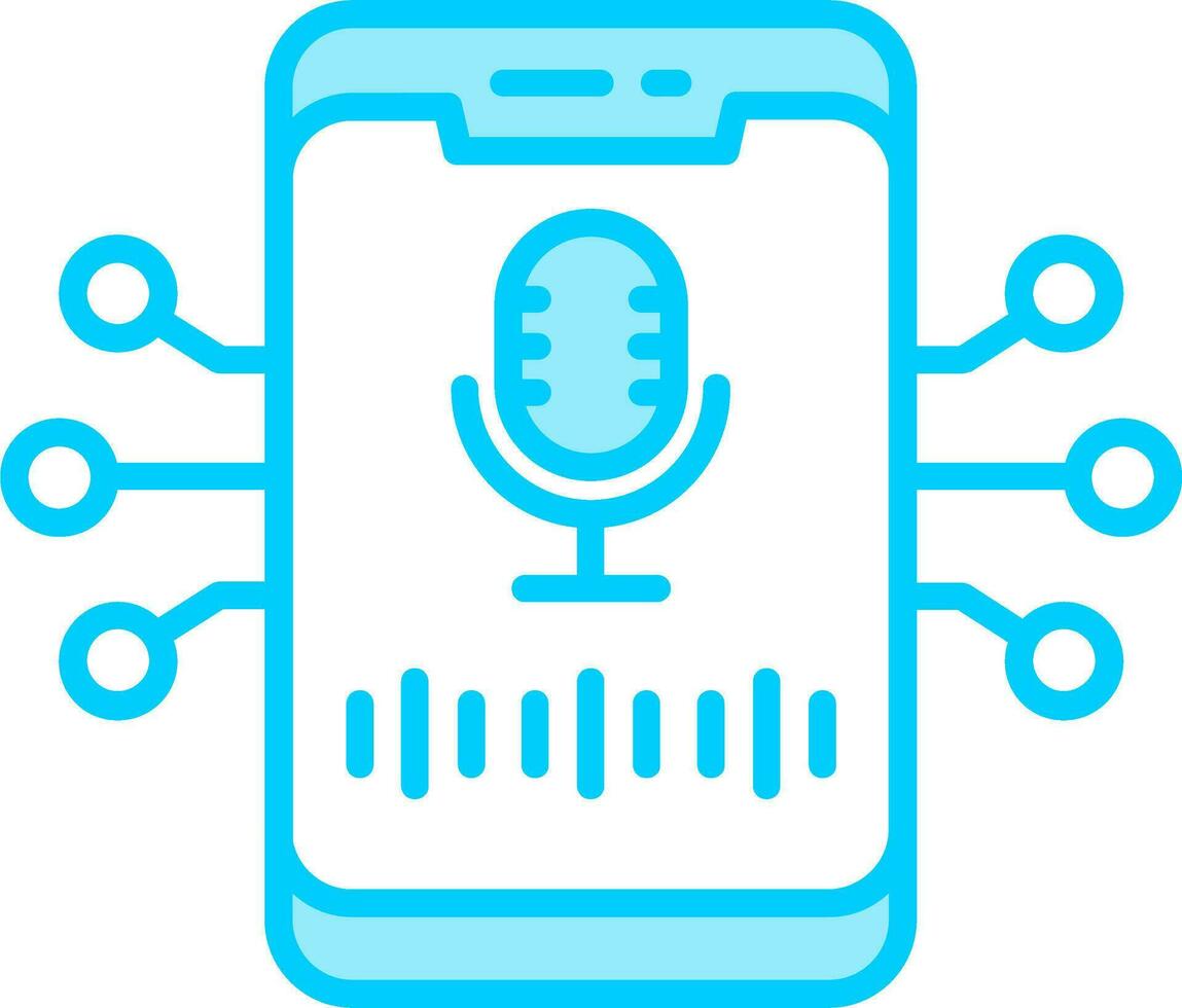 Voice Assistant Vector Icon