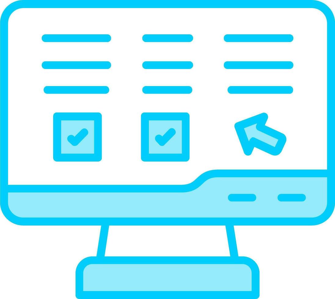 Online Lesson Vector Icon