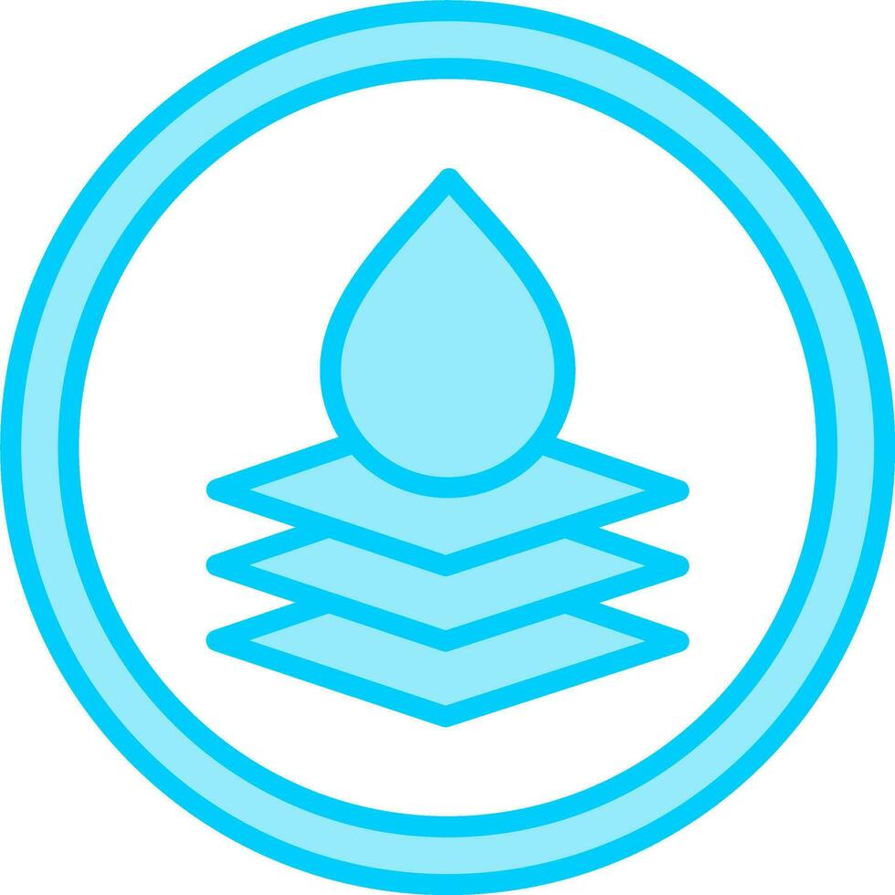 Water Resistant Vector Icon