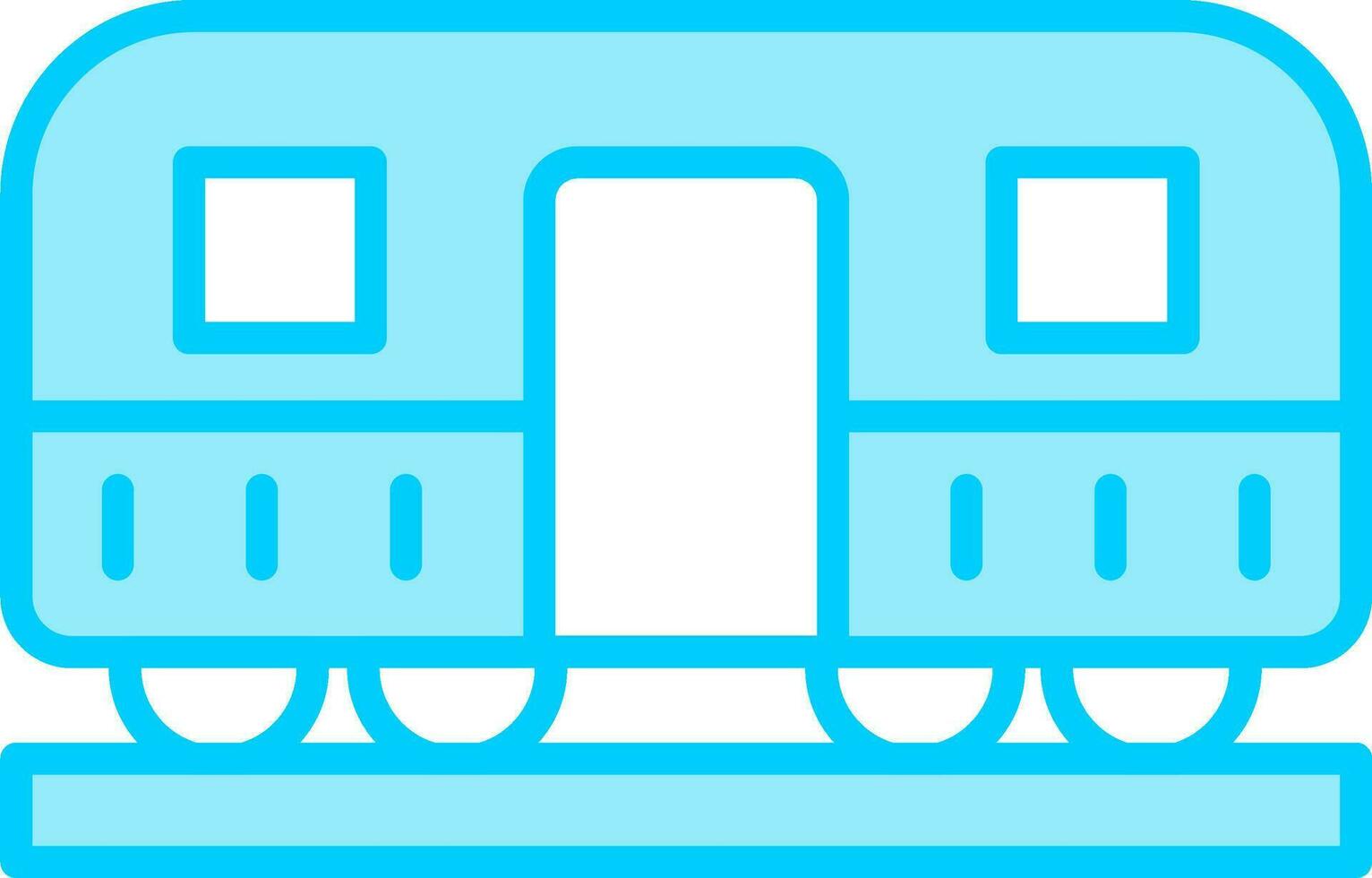 icono de vector de tren