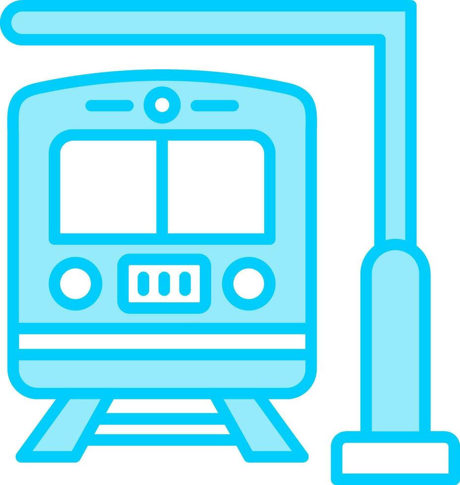 Train Station Vector Icon