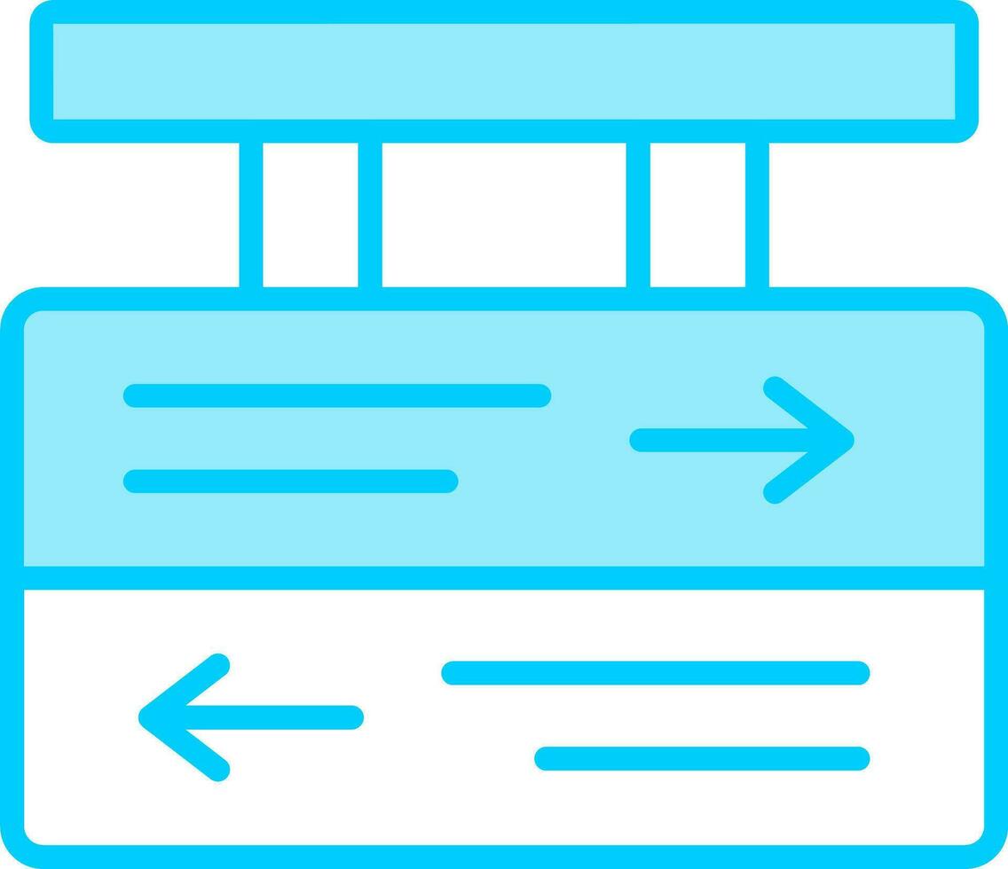 Directional Sign Vector Icon