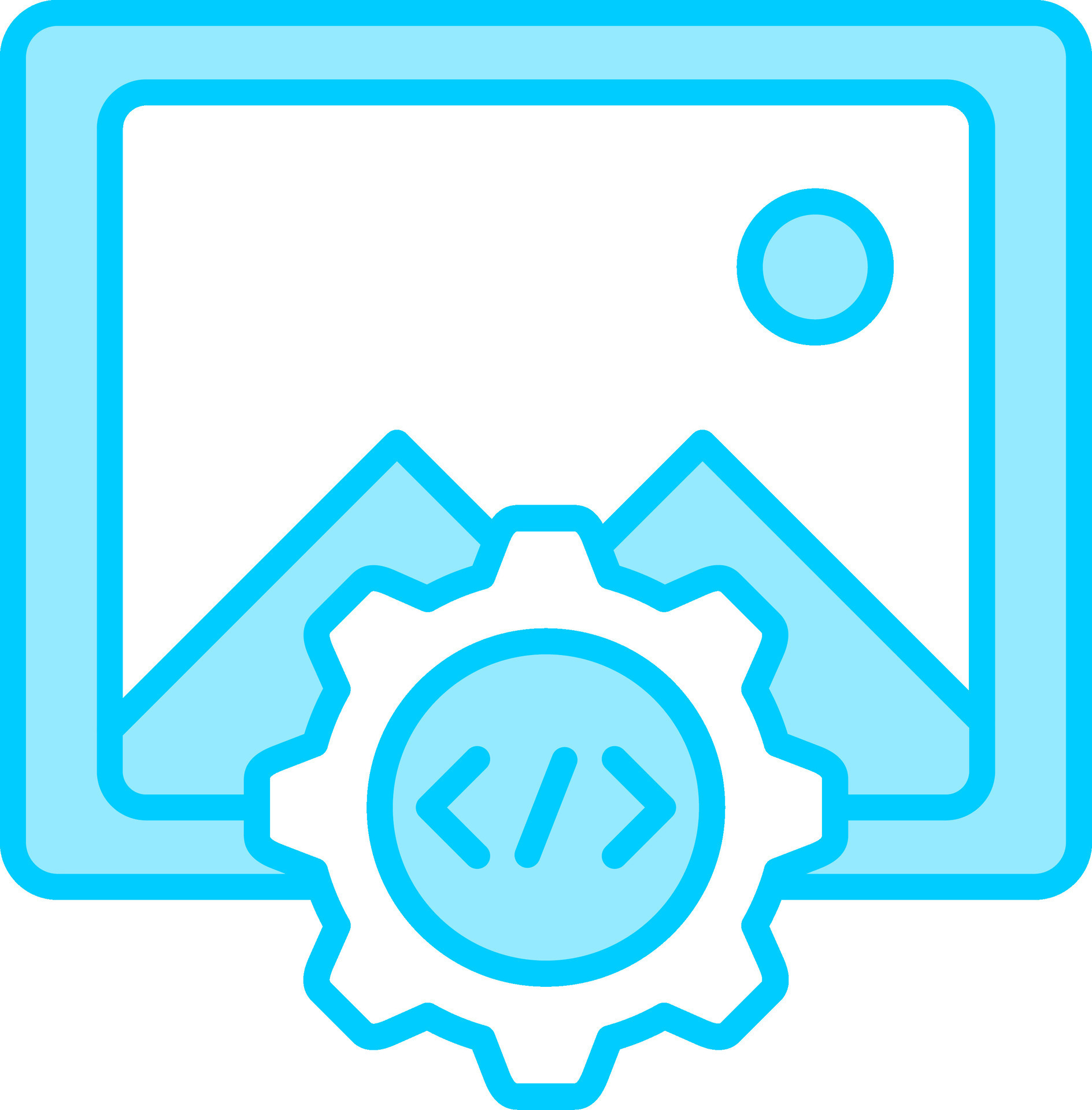 Image Processing Vector Icon 31001141 Vector Art at Vecteezy