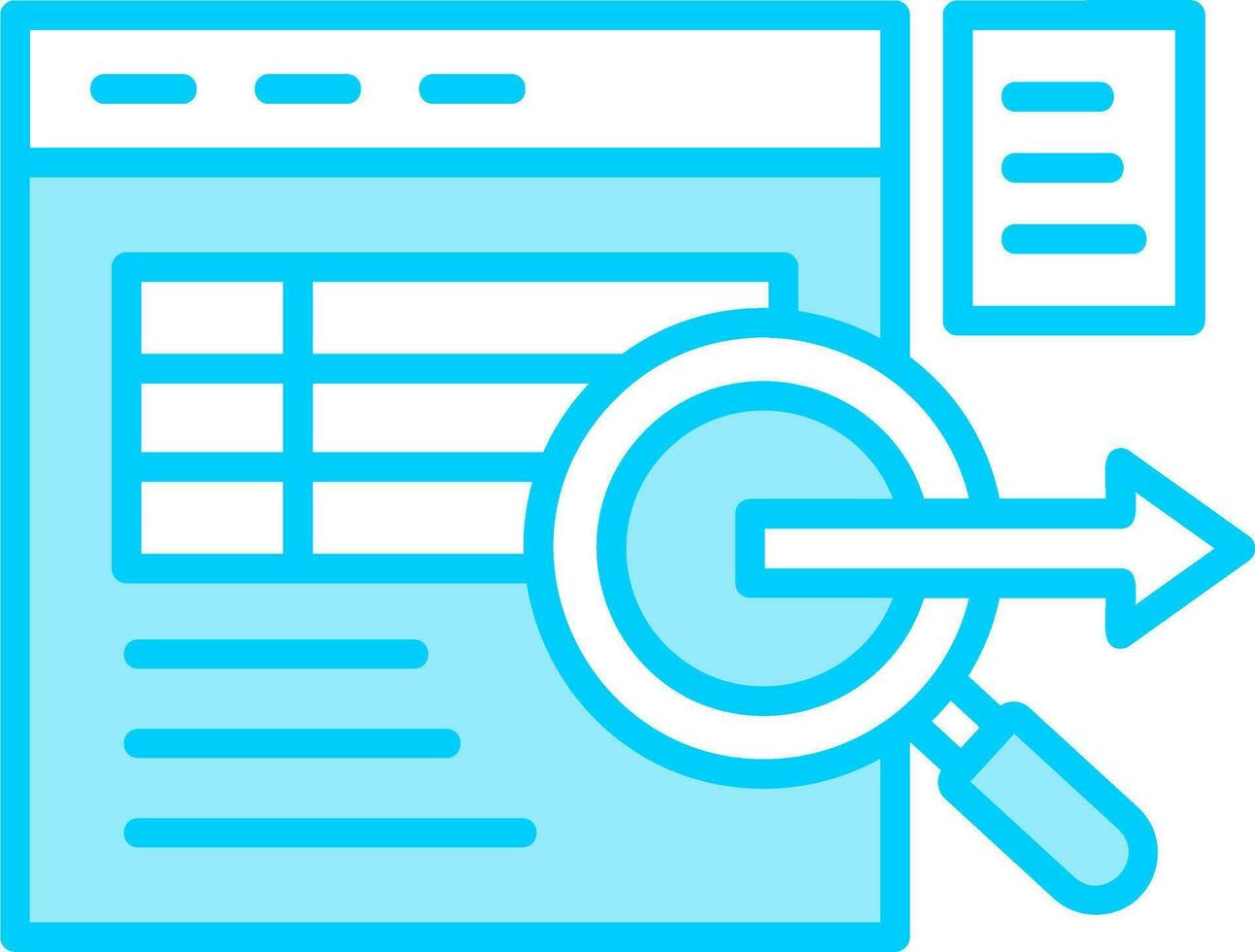Data Query Vector Icon