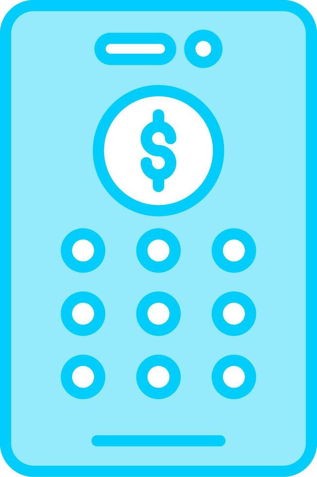 Banking Pin Code Vector Icon