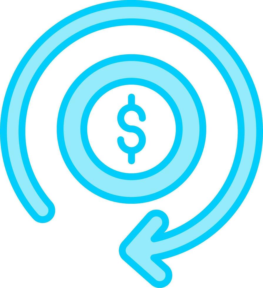 Money Refund Vector Icon