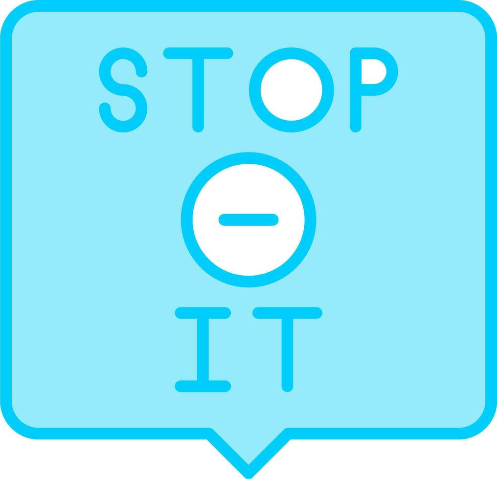 Stop It Vector Icon