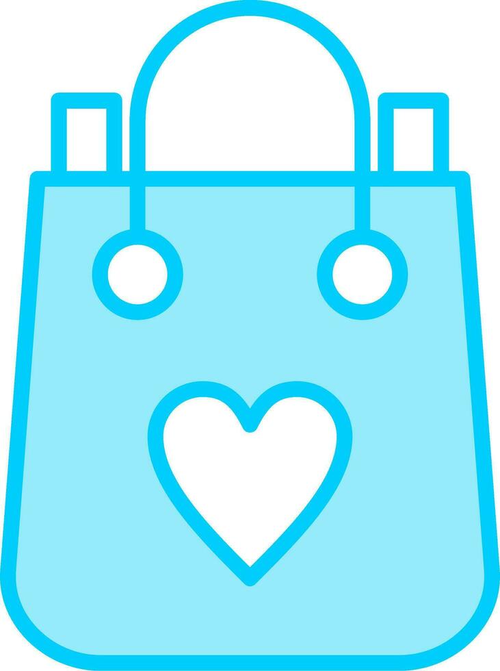 icono de vector de bolsa de compras