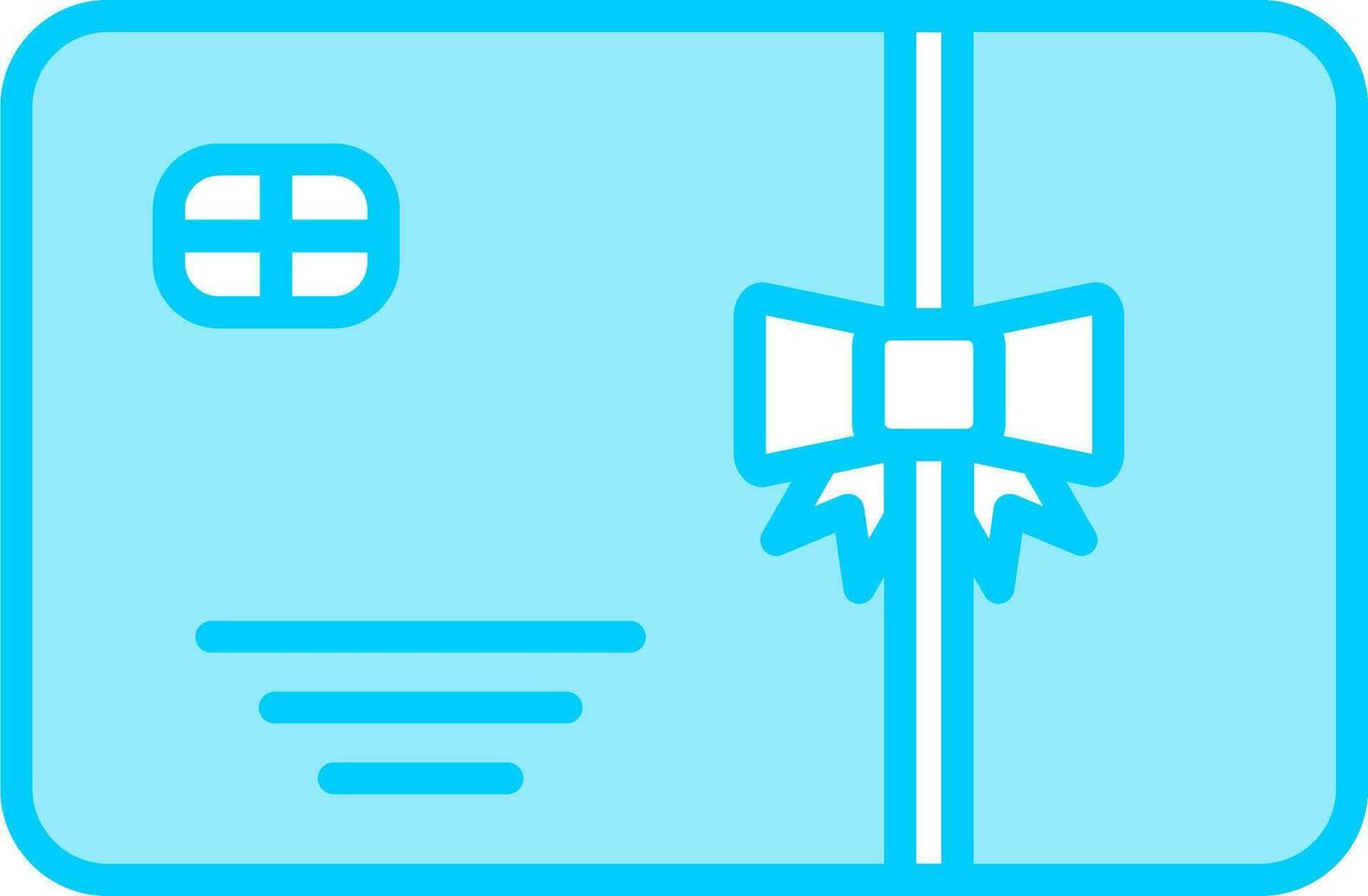 Gift Card Vector Icon