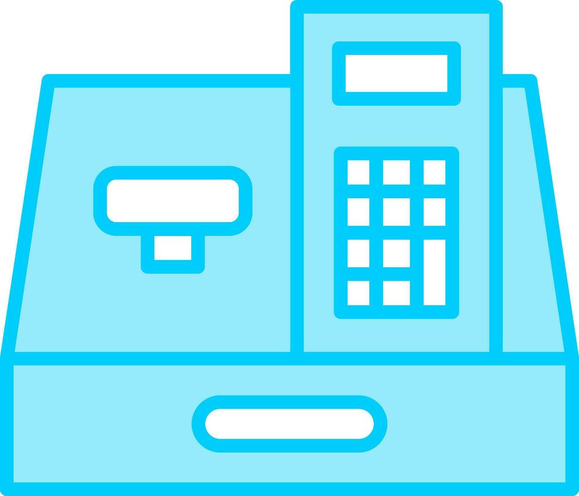 Cashier Machine Vector Icon