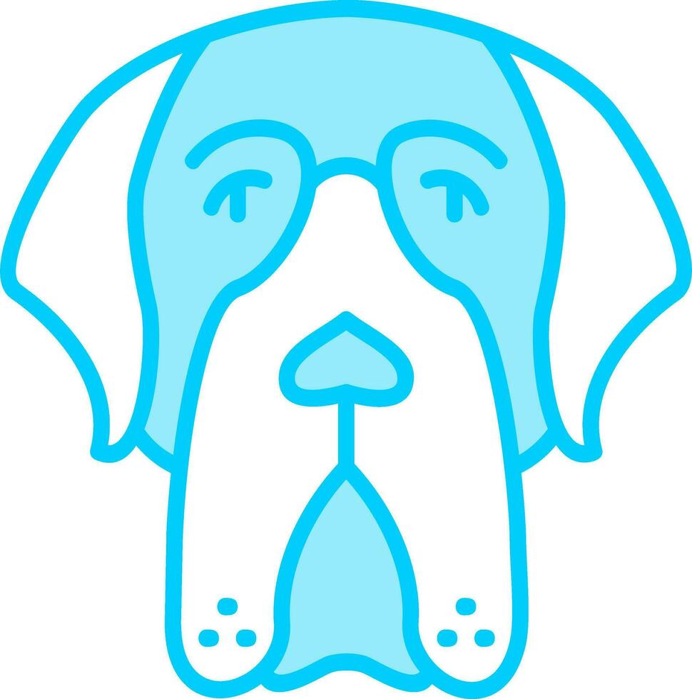 Saint Bernard Vector Icon