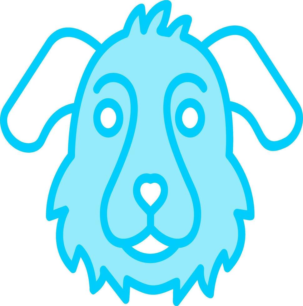 Bedlington terrier vector icono