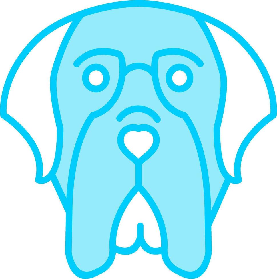 English Mastiff Vector Icon