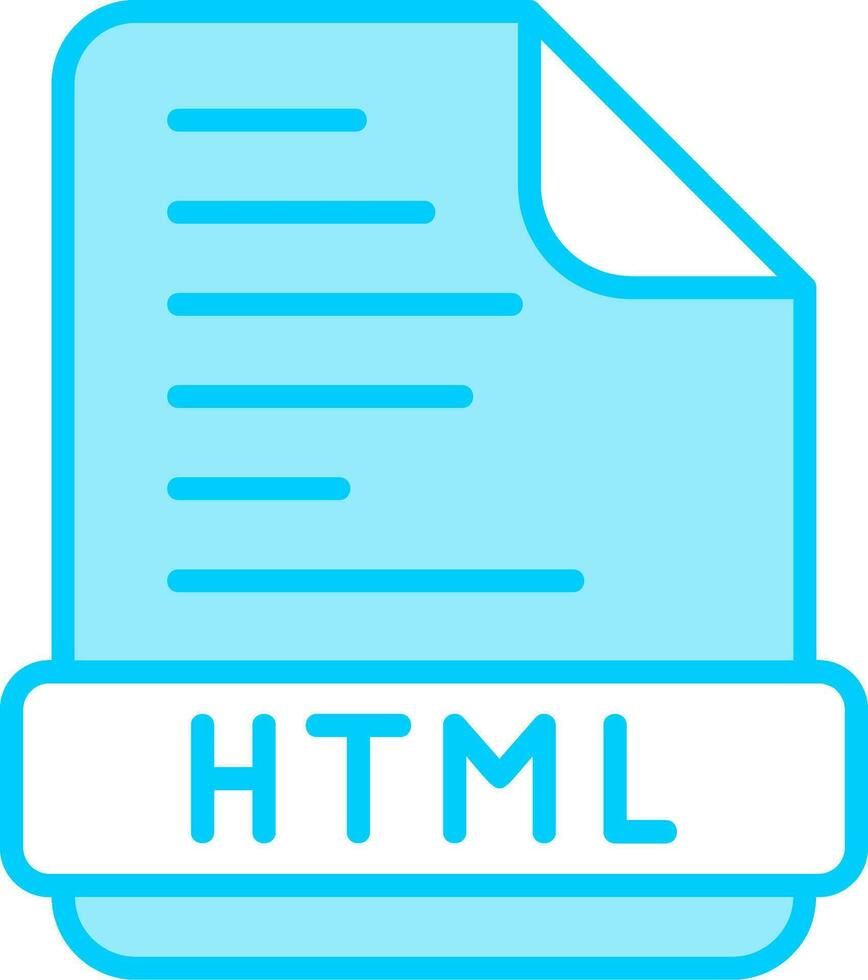 icono de vector html