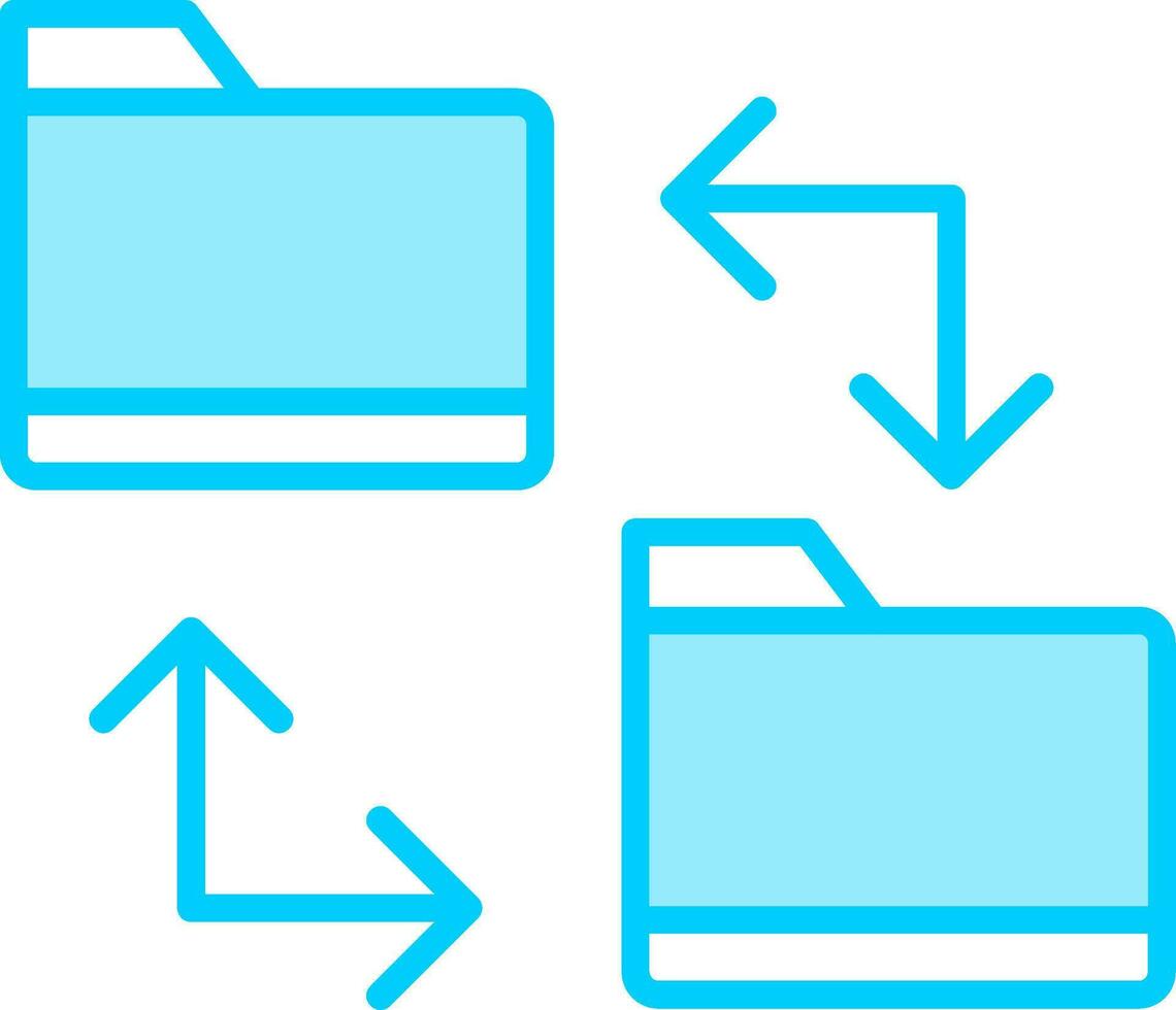 File Sharing Vector Icon