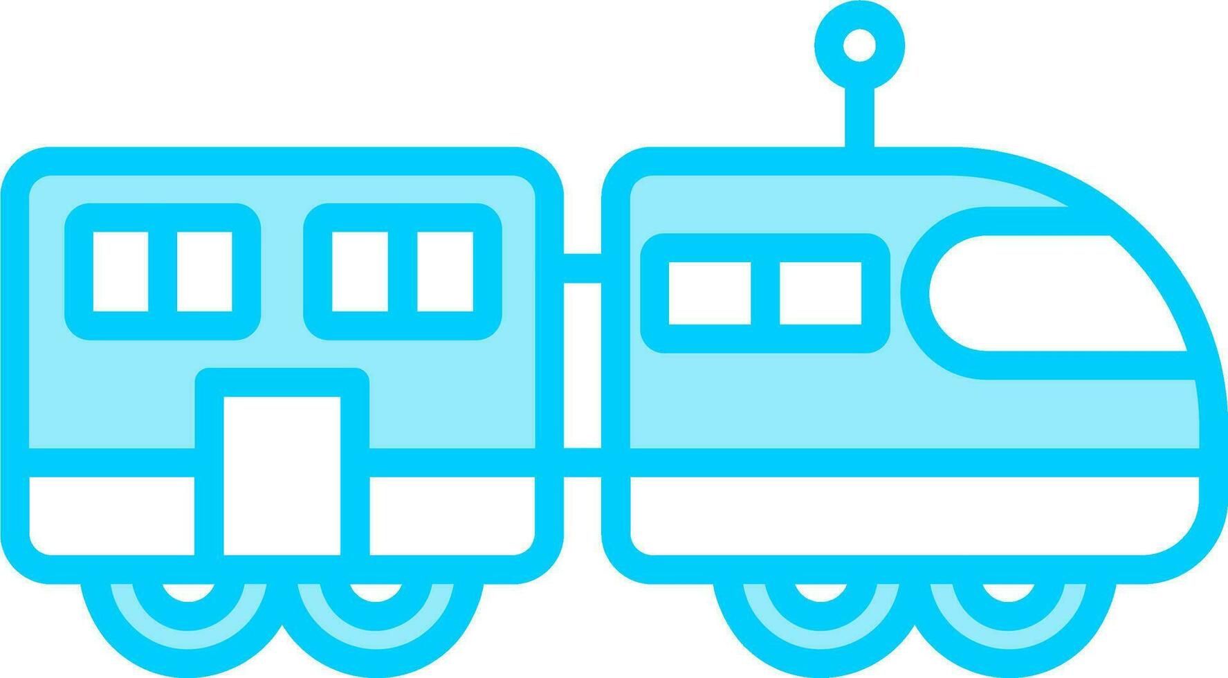 icono de vector de tren