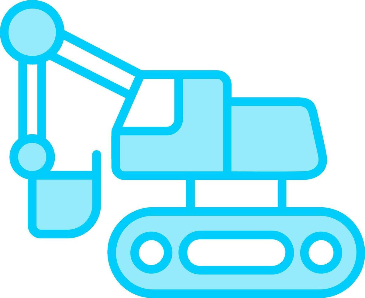 Excavator Vector Icon