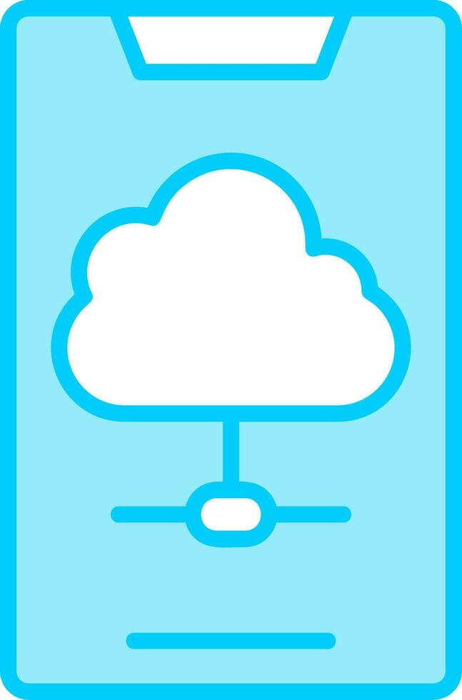 Cloud Data Vector Icon