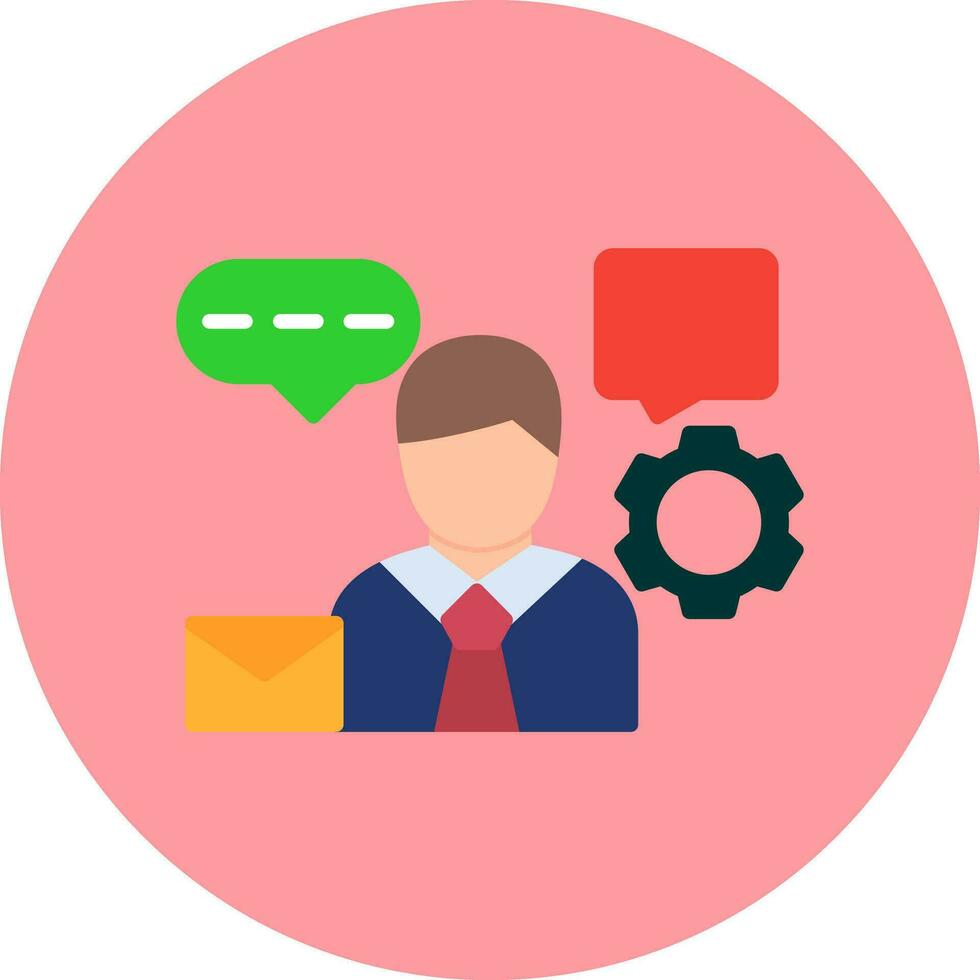 Client Support Vector Icon