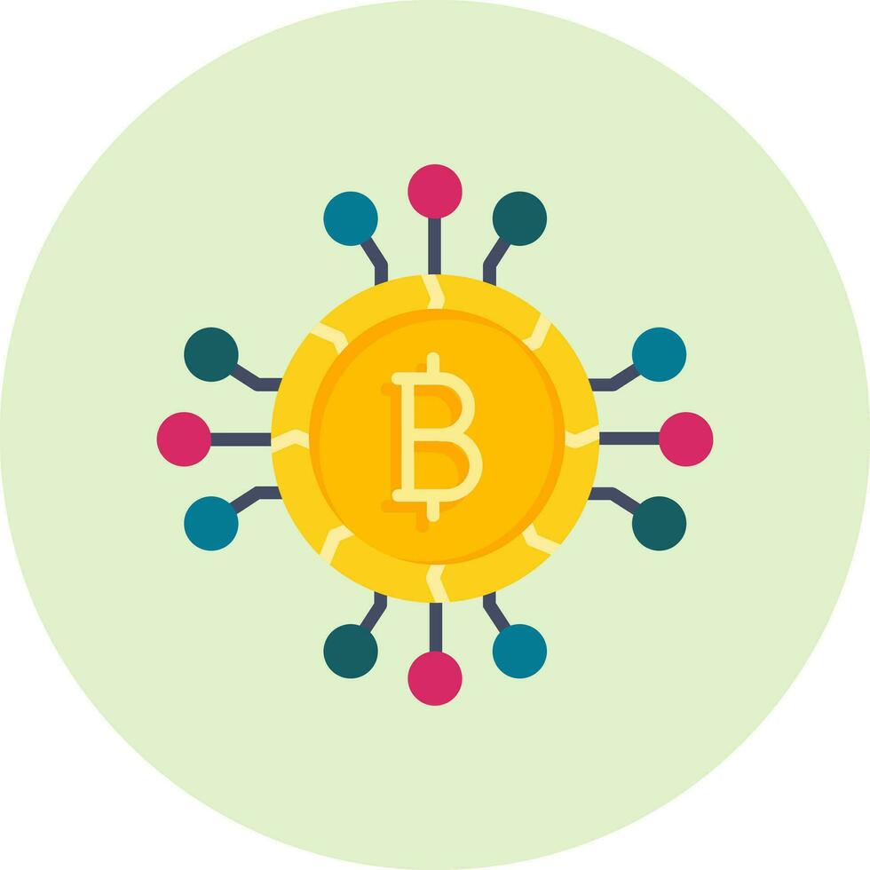 icono de vector de criptomoneda