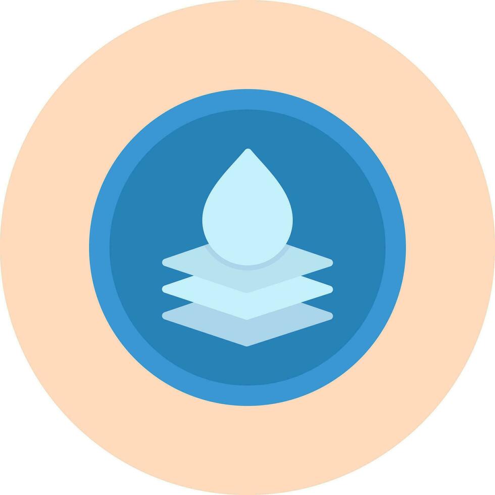 agua resistente vector icono