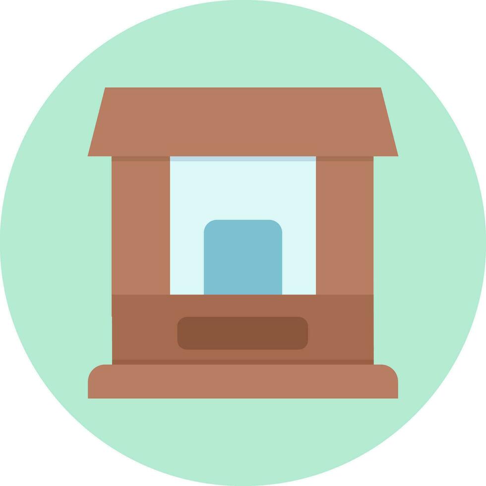 Ticket Window Vector Icon
