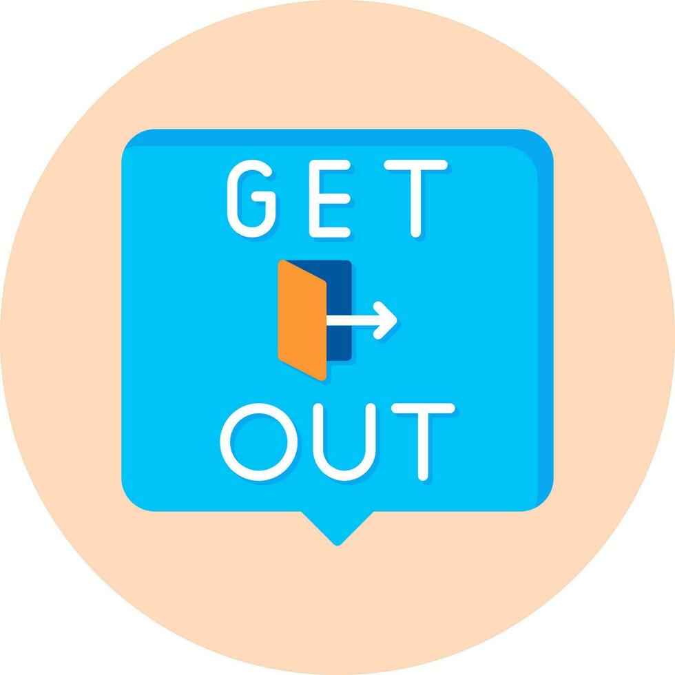 Get Out Vector Icon