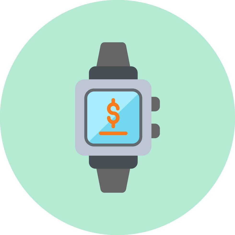 SmartWatch Payment Vector Icon