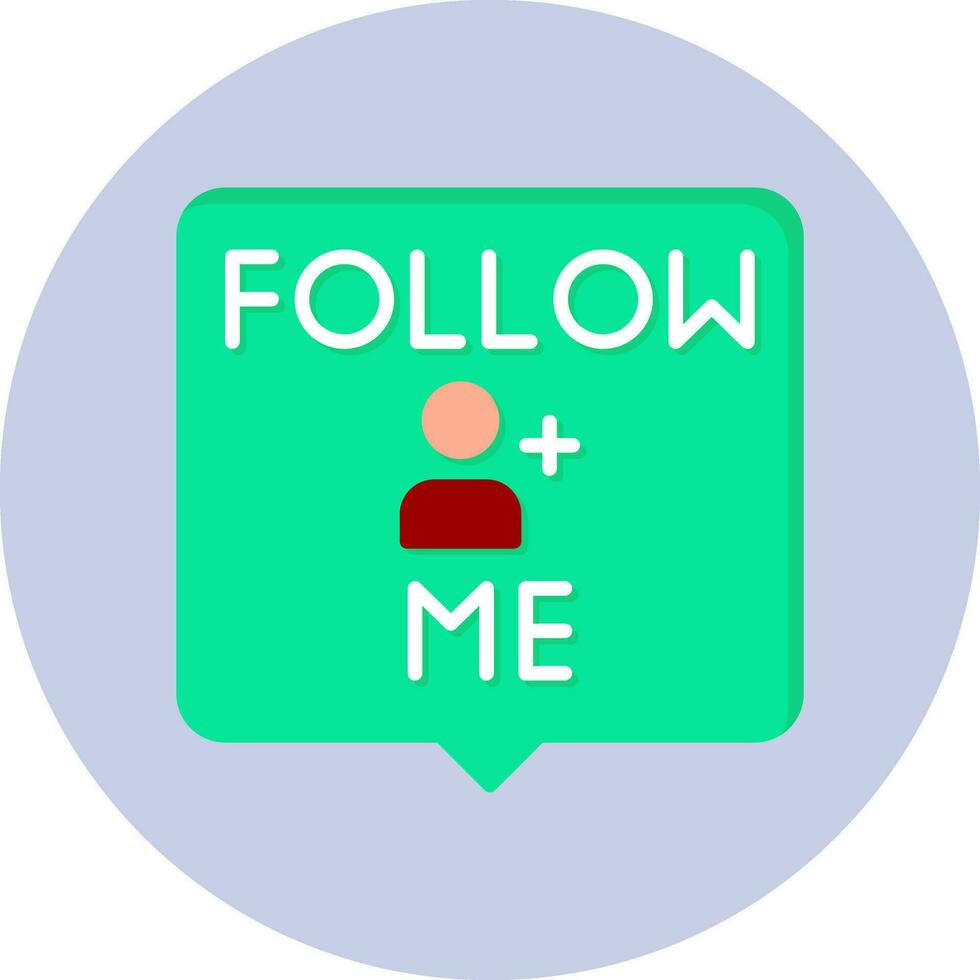 Follow Me Vector Icon